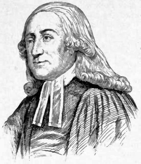 Portrait drawing of John Wesley, founder of Methodism, by Jacques Reich, Appletons' Cyclopædia of American Biography, 1900, v. 5, p. 438 