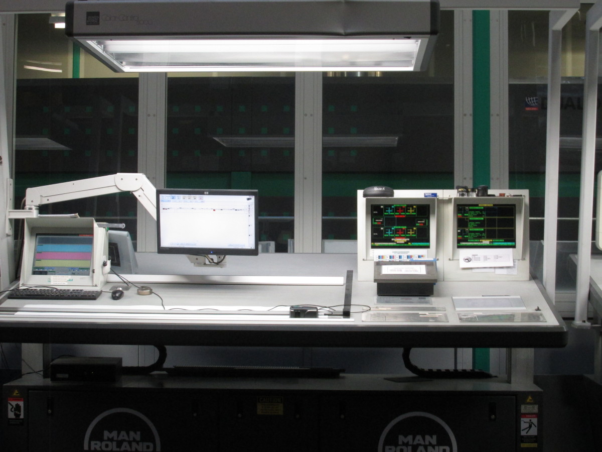 Computers are used in the printing process of publications.
