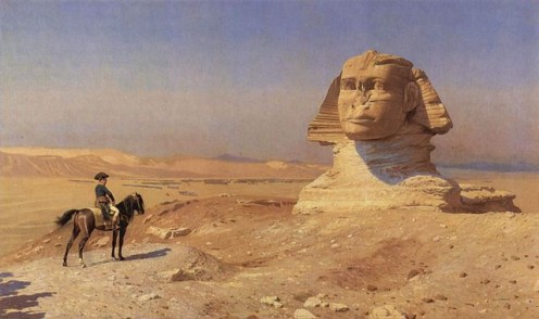 Napoleon Visiting Sphinx