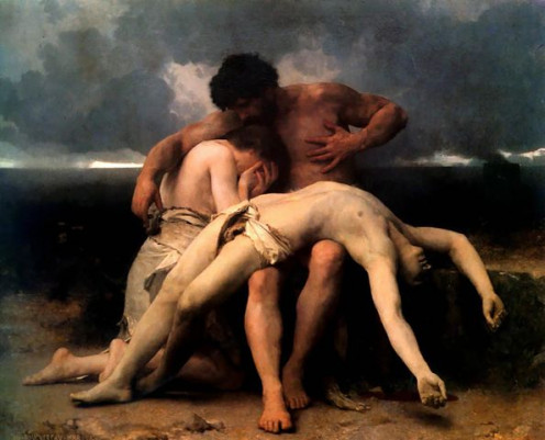 "The First Mourning" by William- Adolphe Bouguereau (1888) 