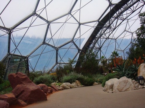The Eden Project in Cornwall, UK