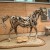 Horse constructed of local driftwood.