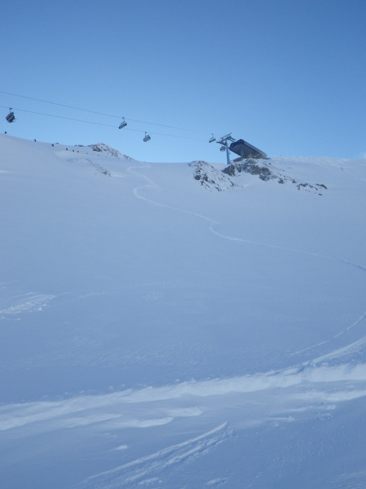 Zürs, Austria. Fresh tracks!