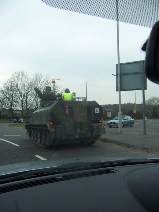 Military Tanks with Learner Permits!
