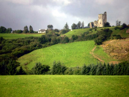 I took this photo of the Irish countryside while travelling on a train.   Ive even sold postcards of this image.