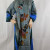 Stripey blue kaftan with sleeves. Stripey blue kaftan with sleeves.