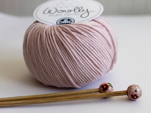 Yarn and Needles Ready for Knitting