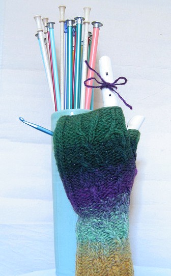 Where do I put all of the knitting needles?