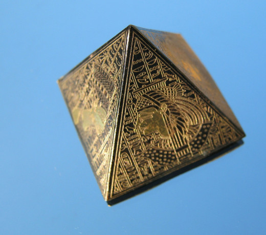 Egyptian pyramid model