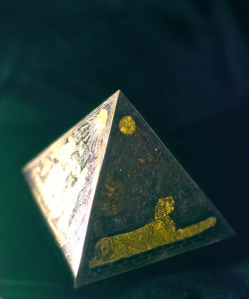 Egyptian pyramid model