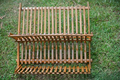 One of the most useful bamboo projects that we use everyday. It's been in use for over a year and going strong still.