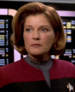 Captain Katherine Janeway of  'Star Trek Voyager'