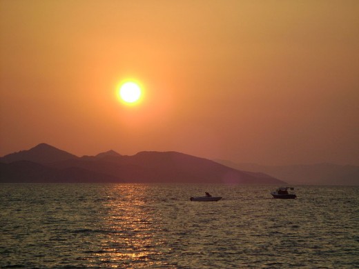 I love this one, with boats off of Lopud Island.  It is so beautiful and comforting.  Off of Dalmatia, Southern Croatia.  