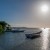 This picture looks almost like a piece of art to me, especially from a distance.  I love the light and boats.  Taken at El Guamache Bay, Margarita island