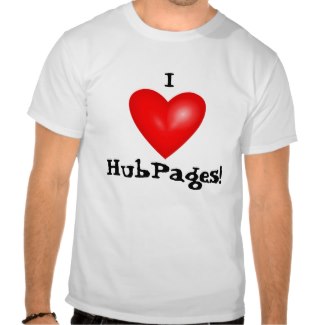zazzle.com/Sandyspider* In the Search This Store to the right of the page type in I Love HubPages and then you will find this t-shirt.