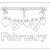 February Coloring Page February Coloring Page