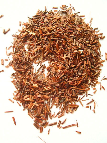 Rooibos is one of the ingredients in this tea, and can help promote good sleep.  In the public domain. 