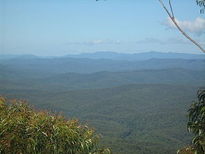 View from Pigeon House Mountain