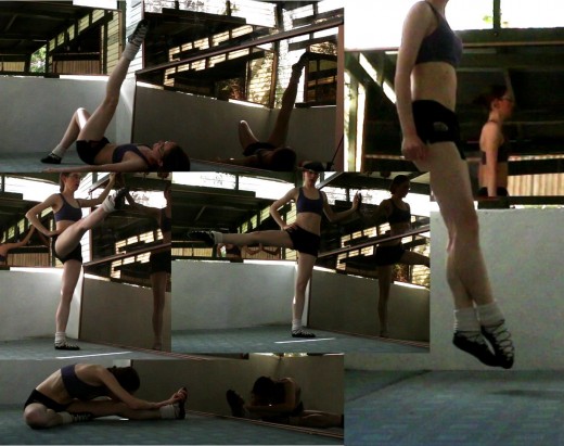 Dance diary film and journal and choreography combined with fitness