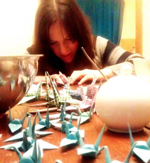I discovered the value of working together with friends who also like to create while working on wedding crafts with my bridesmaids and other friends who volunteered. We had fantastic conversations over craft and tea and all became closer.
