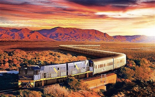 Australia's Indian Pacific train