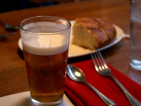 Beer is great served in pint glasses