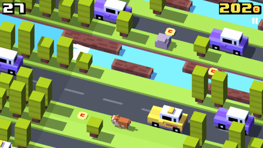 how to play crossy road