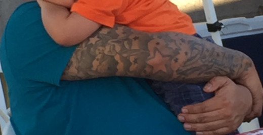 Removal of this tattoo covering the entire arm could cost up to $10,000