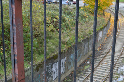 Deluxe accommodations down by the railroad tracks