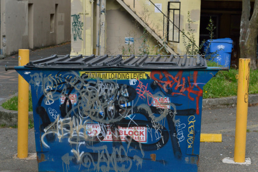 Dinner is served at the Dumpster Diner