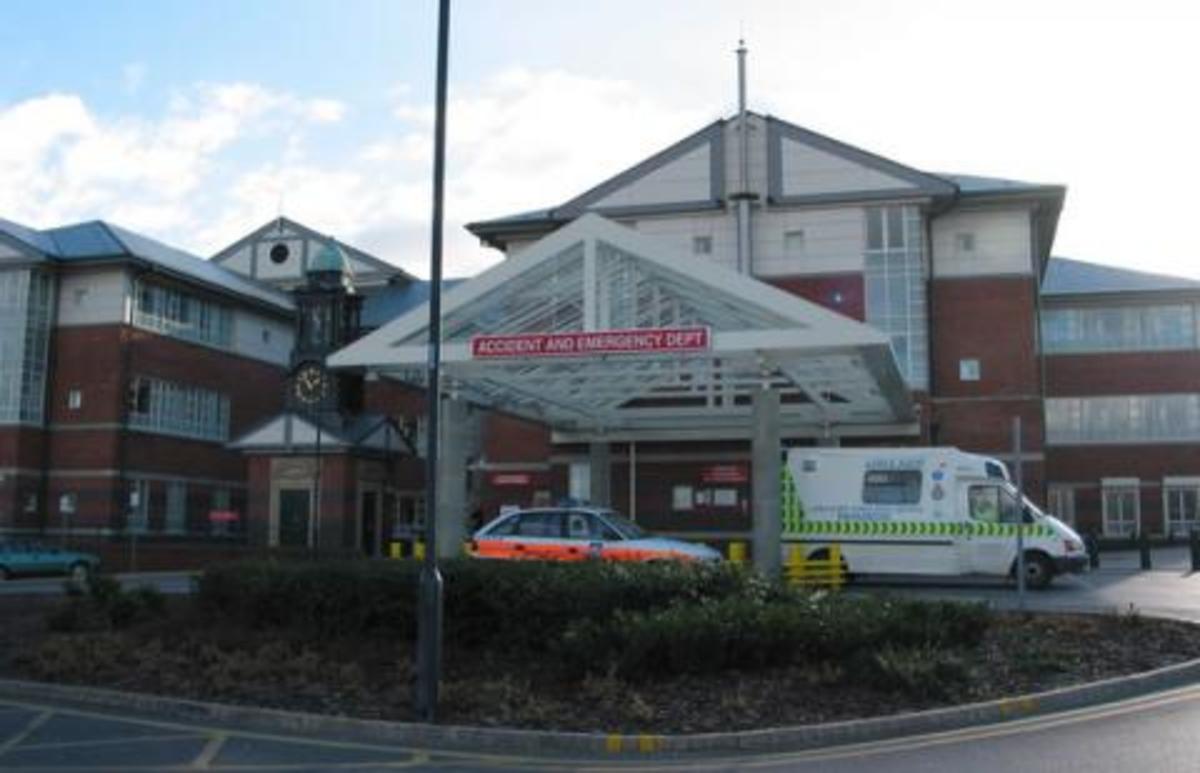 Blackpool Victoria Hospital's A&E department, where I had stitches after splitting my head open on an ice-cream kiosk canopy.