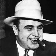 Al Capone, The one-time No. 1 public enemy and crime boss