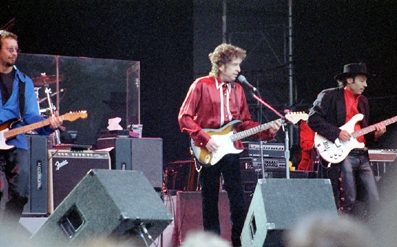 Dylan performs at a 1996 concert in Stockholm. Photo Credit - http://en.wikipedia.org/wiki/Bob_Dylan