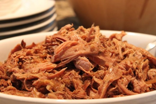Slow cooked pork...