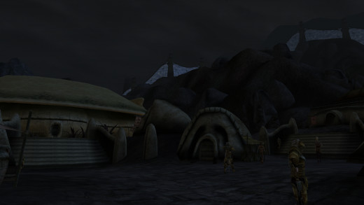 Being able to see the Ghostfence from Ald'ruhn is one of the advantages given by Morrowind Graphics Extender