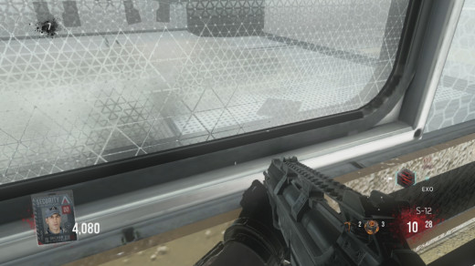 You will need to jump through some hoops in order to get the security badge within reach. 