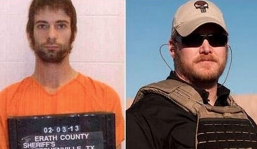 The murderer and Chris Kyle