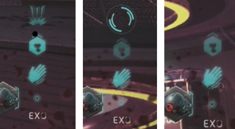 You will slowly lose Exo Upgrades when downed. 