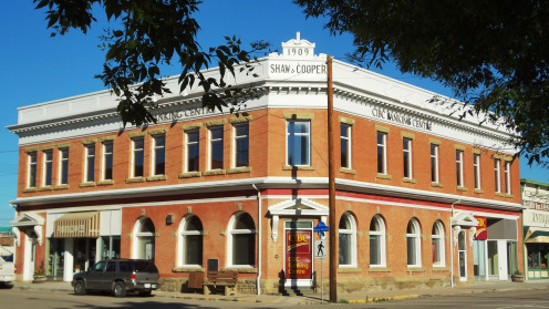 Shaw & Cooper building Main Street Nanton