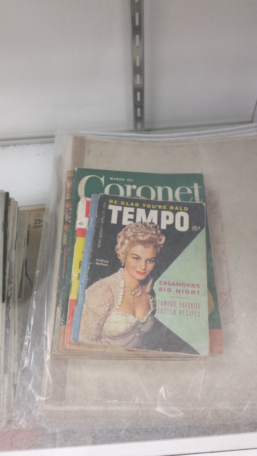 Old Competitor Coronet and some other period magazines