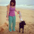 After a lovely frolic in the Ocean, Baxter thought a good towelling might be nice After a lovely frolic in the Ocean, Baxter thought a good towelling might be nice
