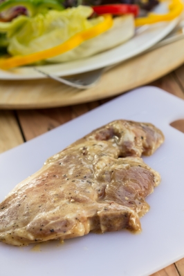 Escalope with creamy sauce, Yummy!