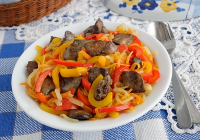 Lights - Offal with vegetables