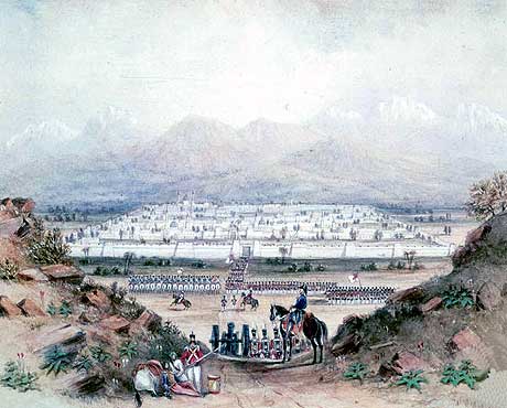 The army of the Indus entering Kandahar. Source BritishBattles.com, Wikimedia Commons