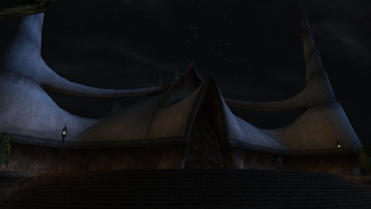 Welcome to the Mournhold Tribunal Temple, home to the goddess Almalexia.