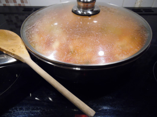 cover and simmer, stirring occasionally