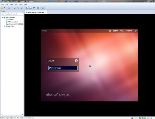 START THE MACHINE - THEN Login to the VM and set the password