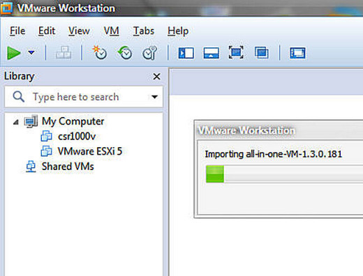 FIRST YOU WILL IMPORT THE NEW VM - INTO vmWARE