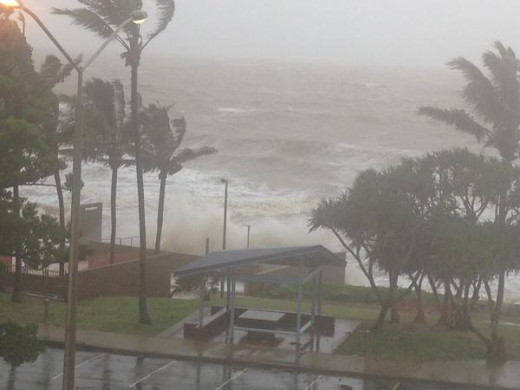 Yeppoon, facing Cyclone Marcia's fury.