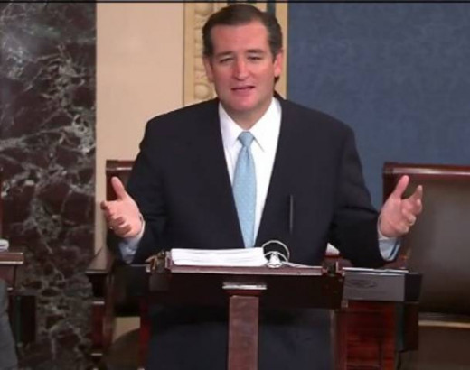 Senator Ted Cruz famously used the Senate filibuster rule to try to repeal the Affordable Care Act. 